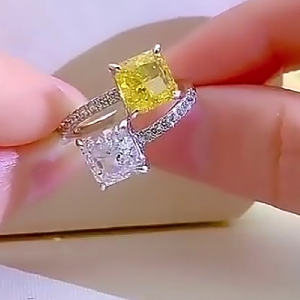 18k 2.6ct Radiant Cut Wrap Ring - Picture 10 of 11